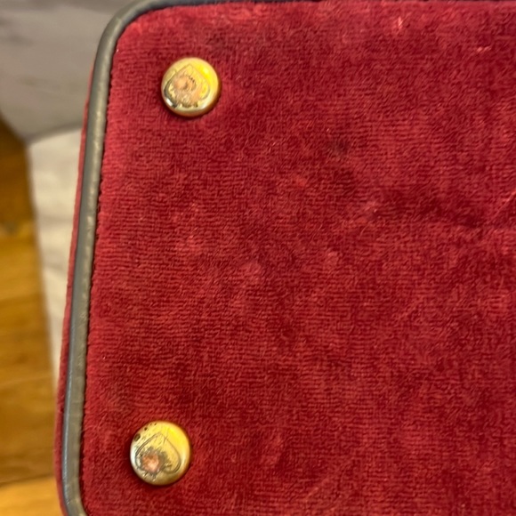 Y2K Juicy Couture Velour Train Case & Makeup Bag Velour - Picture 15 of 16